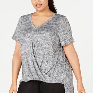 *NWT* Calvin Klein Plus Sized Drape Top 1X